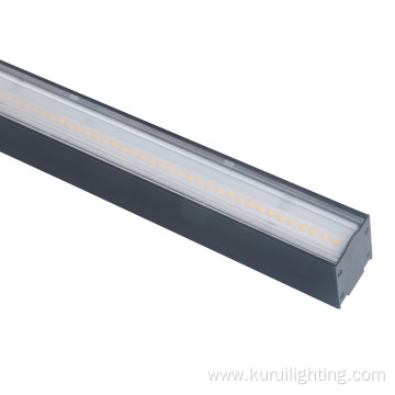 Custom Black Aluminum LED Office Linear Luminaire